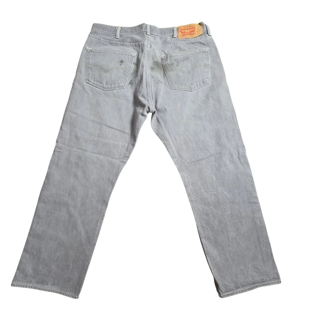Levi's 501 Original Fit Jeans Straight Leg Button Fly Mens 40x30 Denim Skater